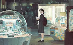 【插画师作品】第212期：日本插画师 junkuma 超治愈的生活插画作品（壁纸） : 让人平静的小清新作品...