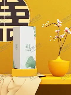 中式包装样机 【酷图网】毕业设计,国潮风文创,文创设计,中国风插画,国潮插画,VI样机,效果图,展示效果图,笔记本胶带,钢笔,袋子,水杯,全套vi效果图,品牌设计