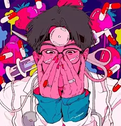 日本90后插画家山根庆丈，还挺喜欢这种昭和风的 ٩( ᐛ )و ~ ​