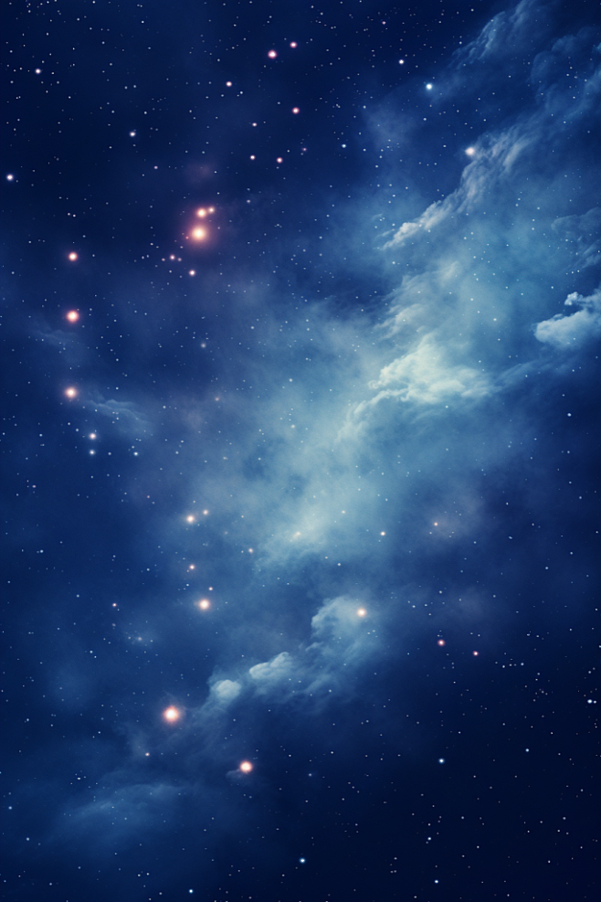 神秘宇宙星空背景夜色星光璀璨浪漫插画图片