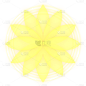 手绘插画-锦鲤光环元素