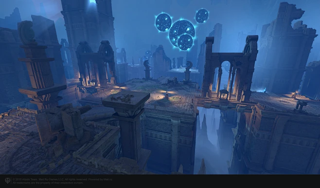 Skyforge Demons Cavern map, Viacheslav Bushuev : I was responsible for ...