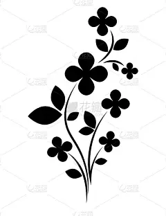 三叶草设计时尚，卡片和海报印刷