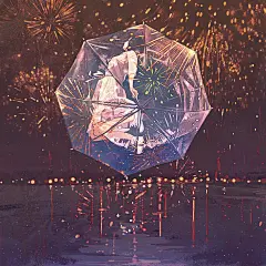 #オリジナル 透明な花 - げみ的插画