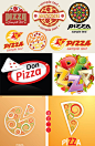 意大利pizza餐厅logo矢量图下载-非凡图库