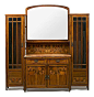 Gaspar Homar Buñola, Mallorca 1870 - Barcelona 1955 Sideboard with display cabinets