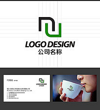 N字母LOGO标志设计