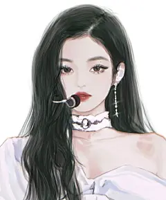 一组Jennie 插画头像 ​
手绘风头像 ​​​​
