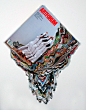 Artforum Magazines Carved into Dripping Waves of Color by Francesca Pastine sculpture paper 