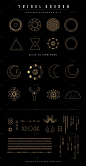 Mandala Set - Tribal Shaman by skyboxcreative on @creativemarket
