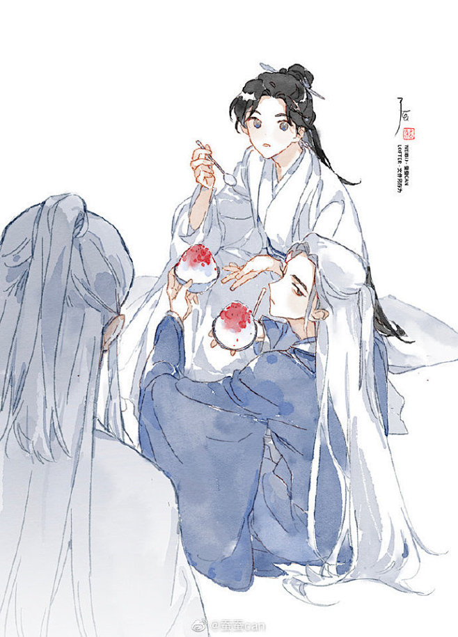 #山河令#
吃冰呐？给我来一碗 ​​​​