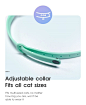 Automatic Cat Toy Smart Laser Teasing Cat Collar Electric USB Charging Kitten Amusing Toys Interactive Training Pet Items 2023