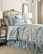 -60R2 Lili Alessandra  King Versailles Duvet Cover, 112" x 98" Queen Versailles Duvet Cover, 96" x 98"