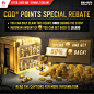 Photo by Garena Call of Duty: Mobile on February 07, 2024. May be a video game screenshot of card and text that says 'Garena 8FEB, 8:00 AM 9 MAR, 7:59 AM CALLODUTY MOBILEM COD® POINTS SPECIAL REBATE YOU CAN ONLY CLAIM THIS REBATE ONCE DURING THE EVENT &am