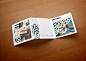 Square Modern Cool Pattern Trifold : Square modern cool pattern trifold template.