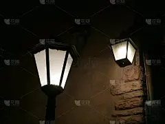 户外,房屋,灯,乡村风格,爱的,铜,门廊,暗色,灯笼,一个物体