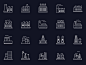 Free Vector Industry Icons template photoshop free download vector mockup freebie psd download free