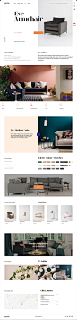 Cittá | Furniture website concept on Behance