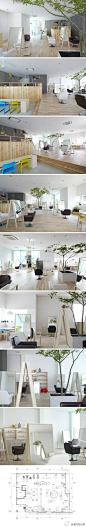 室内设计集：原木的生气美发店LE CINQ空间设计 ……by ninkipen