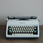 二手 德国 Olmypia SM-9 灰白 古董打字机 原创 设计 新款 2013