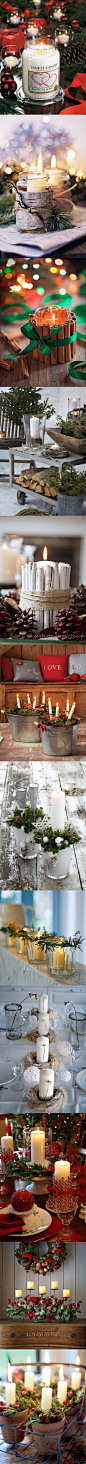 #婚礼布置#教你如何用形态各异的白色蜡烛点亮你们的圣诞晚宴，在星星点点的烛光下，闭上眼，许下来年的愿望吧~ 更多: http://www.lovewith.me/share/detail/all/30077