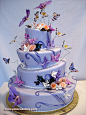 婚礼蛋糕之紫色迷情 工业设计--创意图库 #采集大赛#