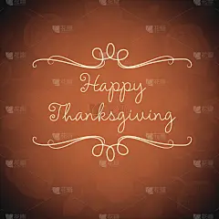 矢量格式的感恩节贺卡快乐。