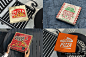 12款披萨外卖打包盒纸盒包装设计贴图ps样机素材场景展示效果图

