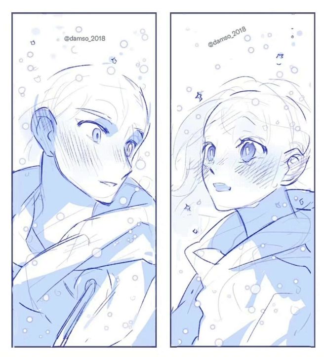 双人人模#参考#绘画#情侣 #双人#模板#cp 版权归作者所有，侵删
