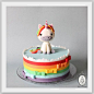 rainbow unicorn cake tutorial for the unicorn: http://crumbavenue.com/tutorials/cute-unicorn: 