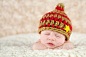 Christmas Hat ... Newborn Photo Prop ... NewbornSanta Hat .. Baby Elf Hat .. Holiday Prop .. NEWBORN SIZE