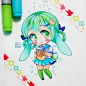 Limonada 
_(:'3_
#kawaii #cute #copicmarker #copicsketch #chibi #chibiartist #limonade ##washitape #lemon #copicmultiliner