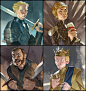 #权力的游戏#Game of Thrones Doodles | Ramon Nuñez ​​​​