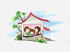 幸福一家人 创意素材