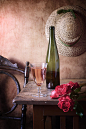Rustic Photograph - Pink Wine And Roses by Nikolay Panov