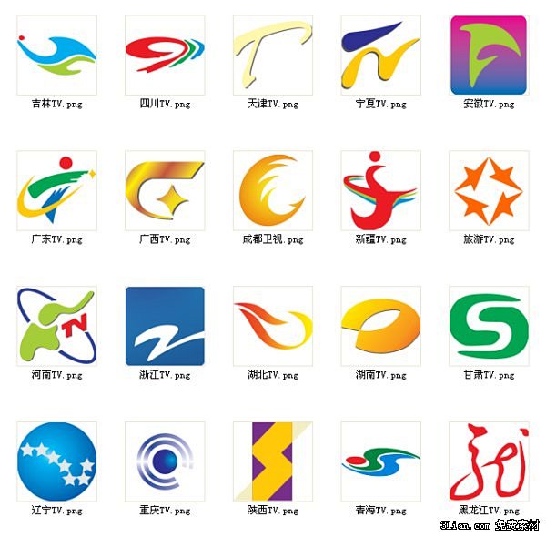 电视台台标图标png