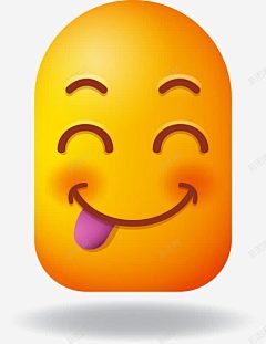 吐舌头害羞高清素材 emoji 卡通 吐舌头 嘴馋 大黄脸 害羞 表情包 免抠png 设计图片 免费下载