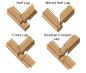 传统的木头榫卯结构