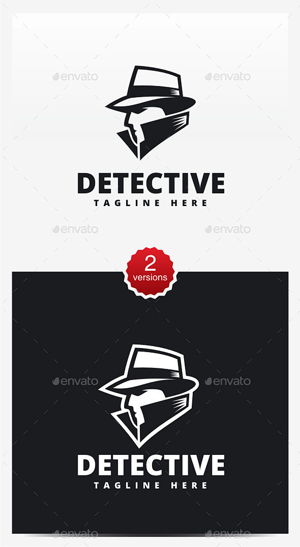 侦探的标志——人类标志模板Detective Logo - Humans Logo Templates代理、品牌、品牌、创新、创造力、设计 ...