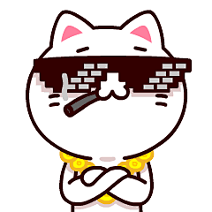 请问吸猫么？新胖友大麦猫MAX的表情包又来啦～ : 有木有胖友和妮妮兔一样觉得 小猫咪是世界上最可爱的小动物 铛铛！今天向大家介绍一下 妮妮兔的新朋友“大麦猫MAX” 这么软萌可爱的小喵咪 看看它水汪汪的眼睛 你忍心不吸一口么？ 当我和大麦猫发现了一家新饭店 准备