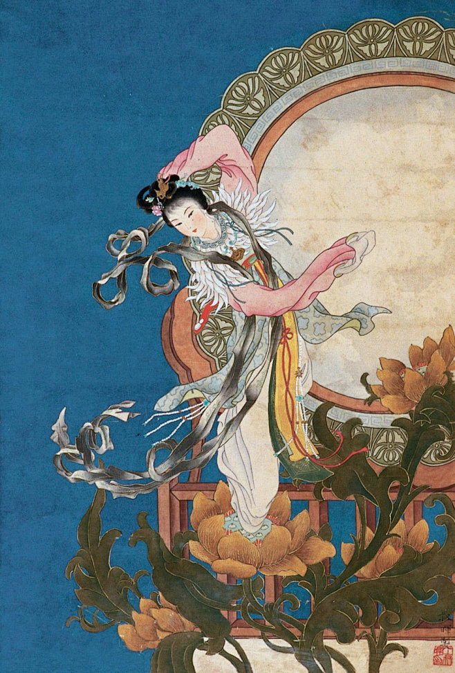 王叔晖人物工笔画精选