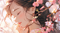 girl_sakura_flowers_1008354_2048x1152