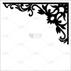 角落,华丽的,菜单,华贵,巴洛克风格,模板,现代,自然美,弯曲,复古