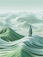 Midjourney国风插画之“途”，行万里归途