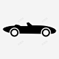 敞篷车汽车驾驶图标 icon 标识 标志 UI图标 设计图片 免费下载 页面网页 平面电商 创意素材