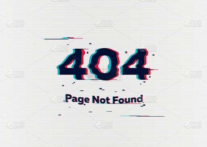 找不到404错误页面。屏幕上有故障的错误...