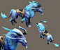 Dota 2 Workshop - Mounts, Hunter Mortenson : Just a couple mounts i made for the Dota 2 Workshop.
The first is a Qilin inspired mount made for a Chinese New Year event (my wife Sadies made the rest of the set, i just handled the mount).
The second, Batmel