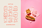 brand identity Branding Food Fast food Food  ILLUSTRATION  Packaging restaurant sandwich