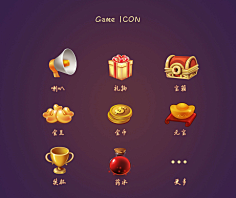 游戏ui-花瓣网|陪你做生活的设计师 | 游戏UI设计作品-图标