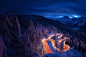 General 2048x1366 landscape road night snow winter